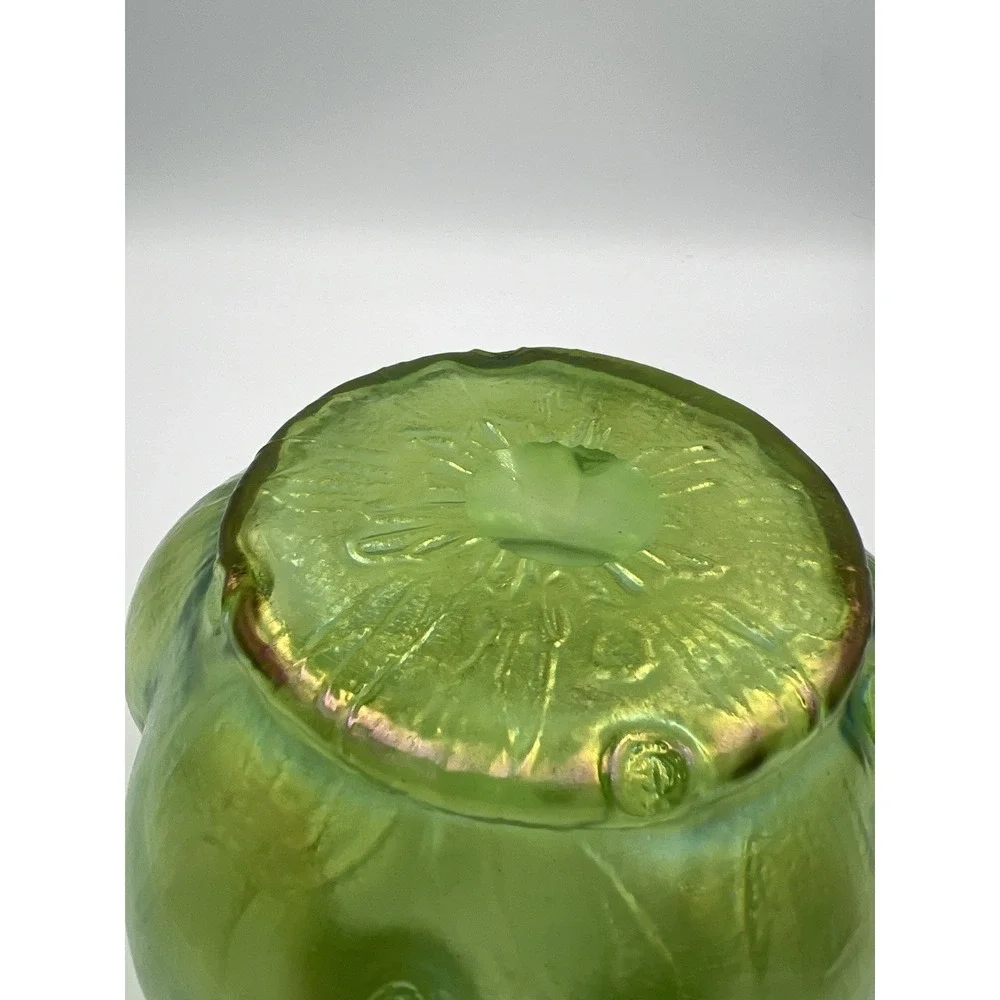Antique Loetz Creta Rusticana Iridescent Art Glass Vase Bohemian Austria | c1900